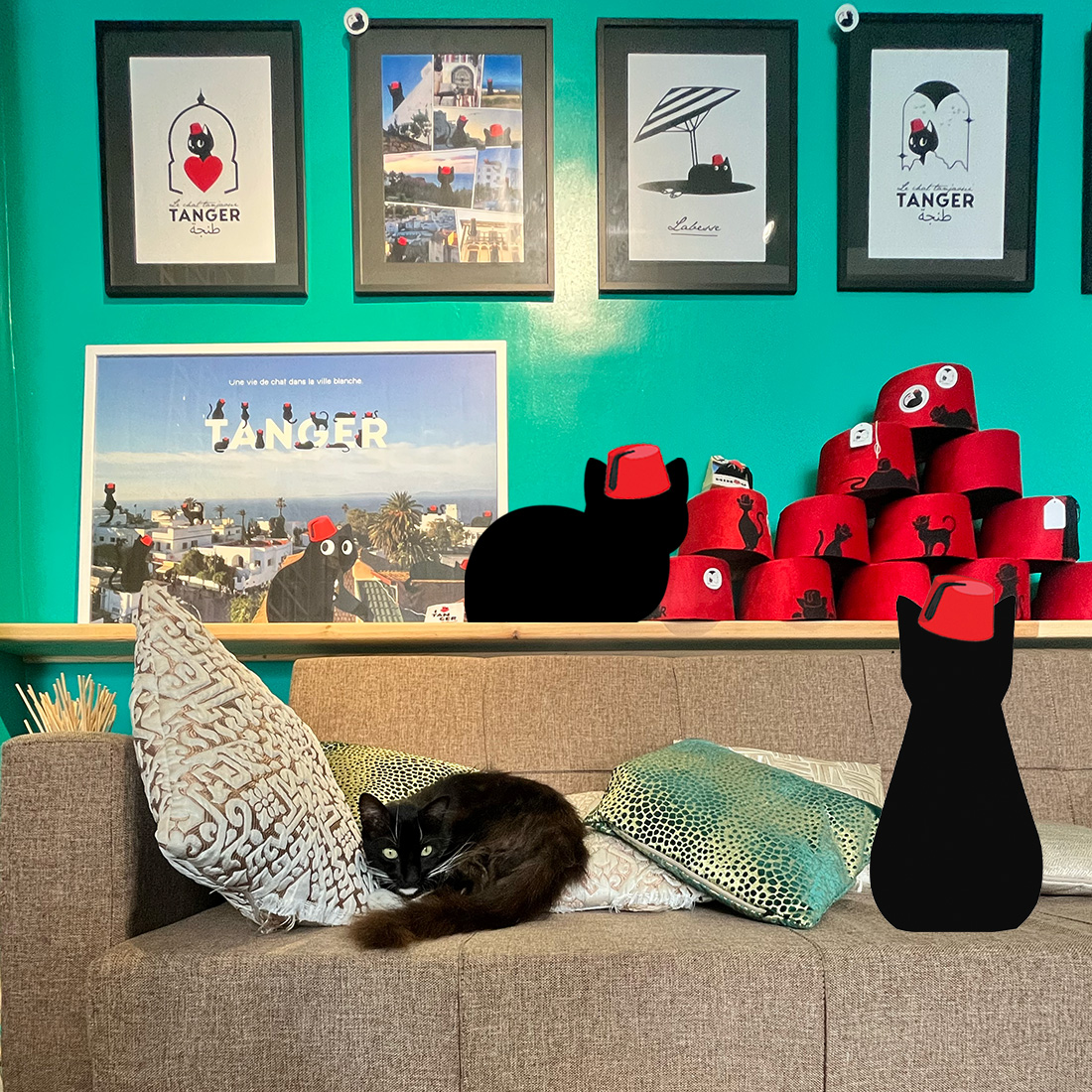 Boutique Minou, souvenirs de Tanger vue intérieure