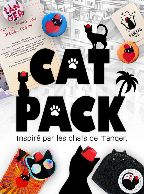 Cat Pack, coffret cadeau souvenirs de Tanger
